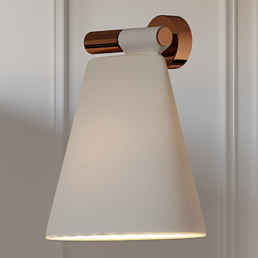  Elegant B.LUX Cone Wall Sconce 3D model image 1 