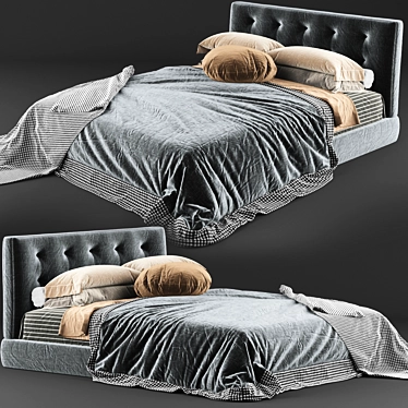Elevate Bedroom Elegance 3D model image 1 