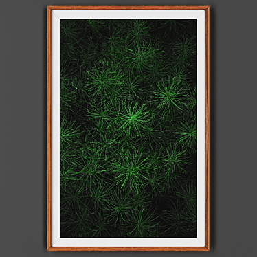 Wooden Framed Artwork 3D model image 1 