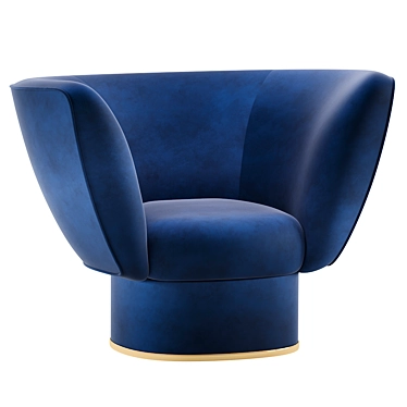 Sicis TULIPA Armchair: Elegant and Modern 3D model image 1 