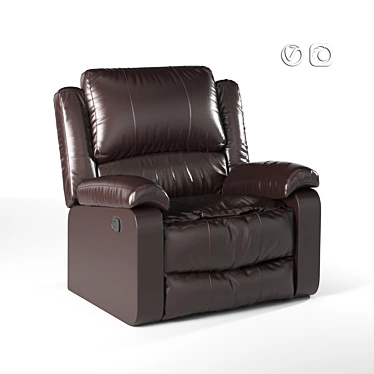 Ultimate Comfort Reclining Chair | Relax & Unwind 3D model image 1 