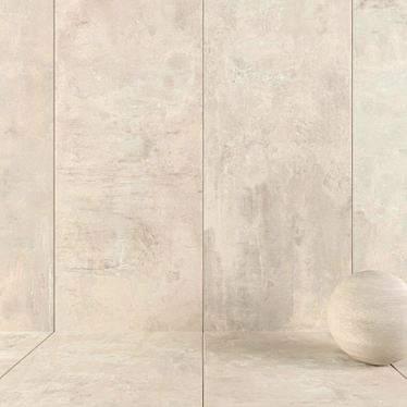 Boost White Wall Tiles: 4K UHD Multi-Texture 3D model image 1 