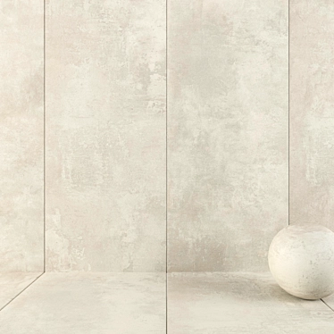 ATLAS Raw Pearl Wall Tiles 3D model image 1 