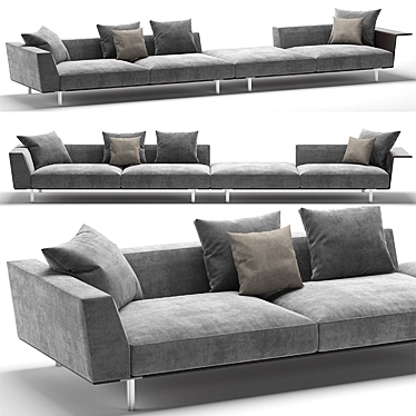 Gregor Modern Sofa | Sleek and Stylish Design 3D model image 1 