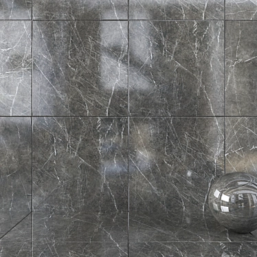 ATLAS Marvel Grey Stone Wall Tiles 3D model image 1 