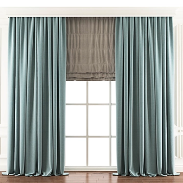 Revamped Curtain - Artistic Transformation 3D model image 1 