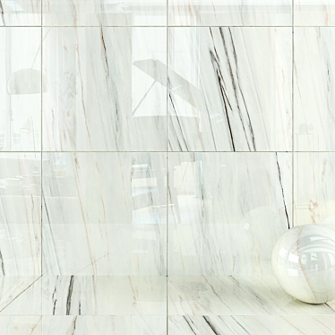 Atlas Marvel Dream Bianco Wall Tiles 3D model image 1 