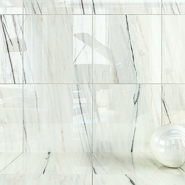 4K Dream Bianco Wall Tiles 3D model image 1 