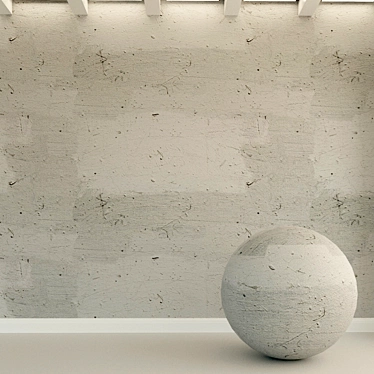 Title: Vintage Loft Concrete Wall 3D model image 1 