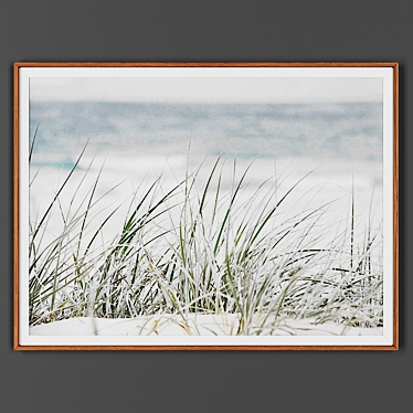 Wooden Frame Artwork 3D model image 1 