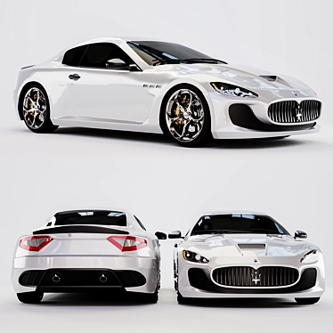 Luxury Maserati Granturismo 2015 3D model image 1 