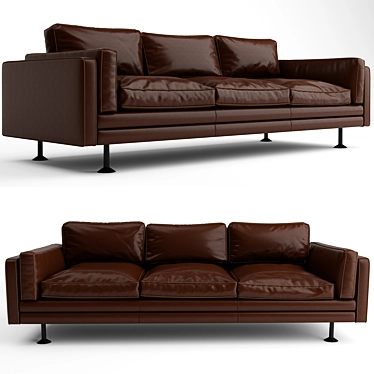 Elegant Nino Quinto Sofa 3D model image 1 