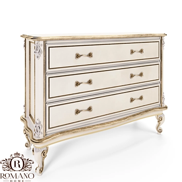 Handcrafted Laura Dresser: Customizable and Italian Finishes 3D model image 1 