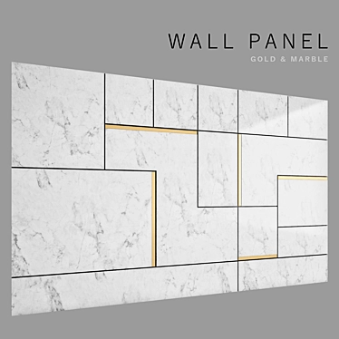 Versatile Wall Panel Design 3D model image 1 