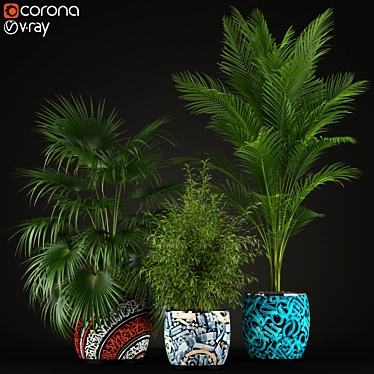 199 Plants Collection: Lush and Vibrant Greenery 3D model image 1 