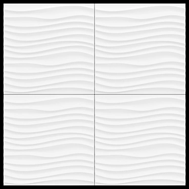 Inhabit Current: Modern 3D Wall Tiles 3D model image 1 