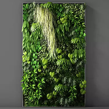 2000x1200mm Vertical Garden 05a 3D model image 1 