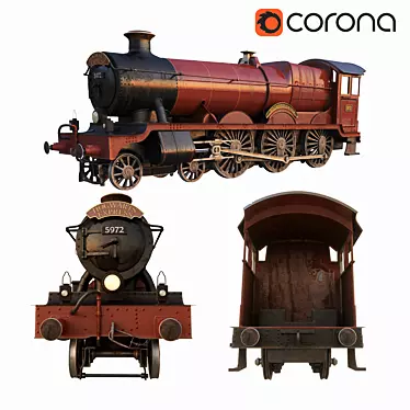 The Magical Hogwarts Express 3D model image 1 