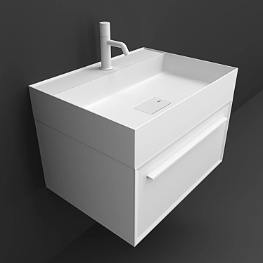 Luxurious Falper 7 Metrica D7H Washbasins 3D model image 1 