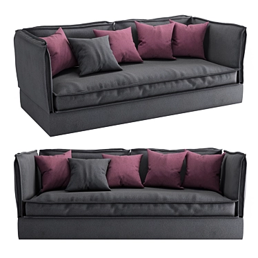 Luxurious Cervantes Sofa by Interia 3D model image 1 