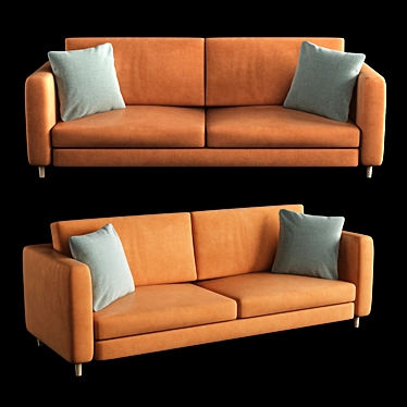 Title: Elegant 1r Sofa 3D model image 1 