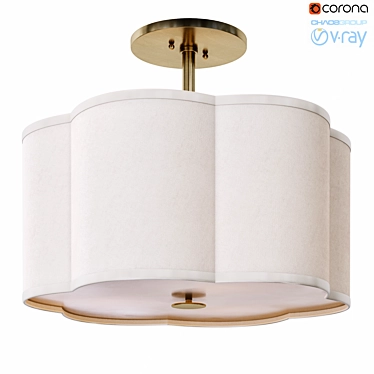 Carolina Chandelier - Elegant and Stylish Lighting Solution 3D model image 1 