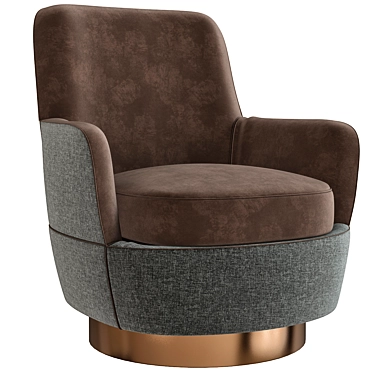 Elegant Minotti Jacques Chair 3D model image 1 