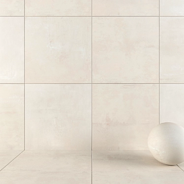 Boost White Wall/Floor Tiles: HD, Multi-texture, 120x120cm 3D model image 1 