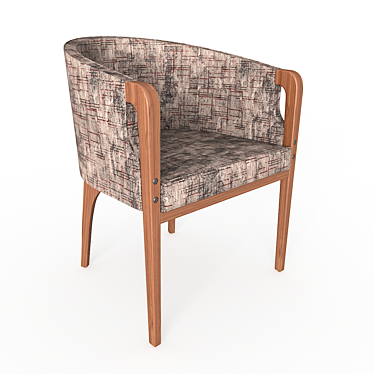 Modern Overlayed Chair with Vray Render 3D model image 1 