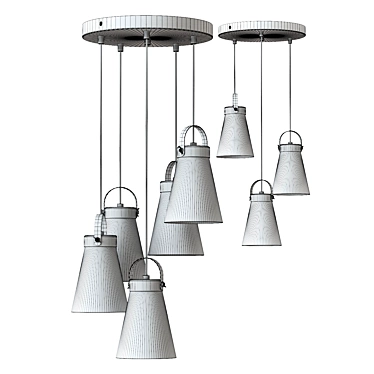 Luminex Atos Pendant Chandelier 3D model image 1 