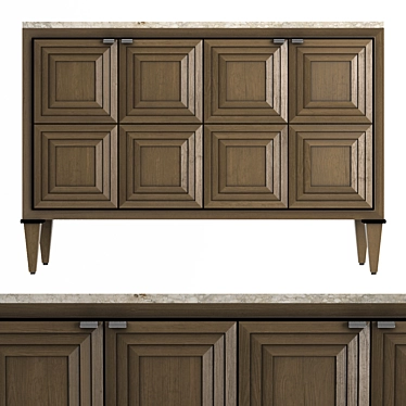 Ariana Collection Chest of Drawers - Lexington Domain 3D model image 1 