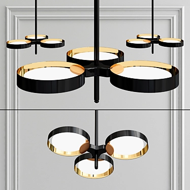 Brant 3 - Elegant Pendant Light 3D model image 1 