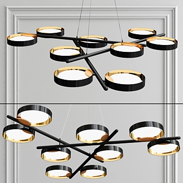 Brant 9 Pendant Light 3D model image 1 