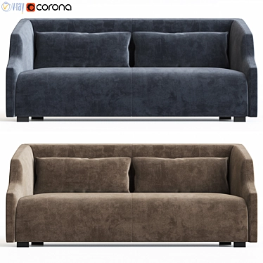 Elegant First Sofa by Gallotti & Radice 3D model image 1 