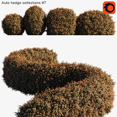 AutoHedge Collection: Versatile Branch Scattering 3D model image 1 