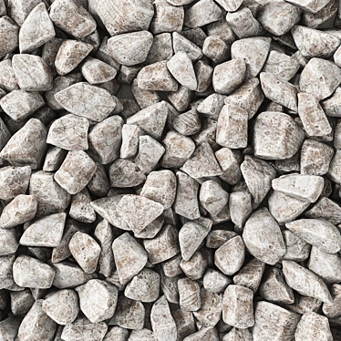 Rock Granite Stone No. 3: High-Quality Textures 3D model image 1 