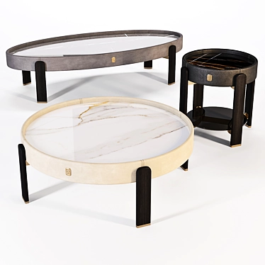 FormItalia Kean Coffee Tables - Elegant and Versatile 3D model image 1 