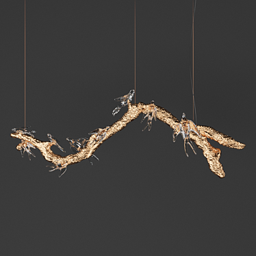 Serip Voa Chandelier - Elegant and Striking 3D model image 1 