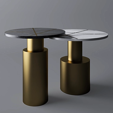 Dantone Home Cork Table 3D model image 1 