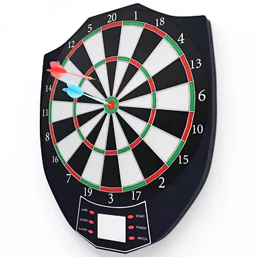 Electronic Darts Game 3D model image 1 