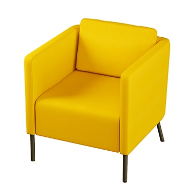 Elegant Ergonomic IKEA ECERO Chair 3D model image 1 