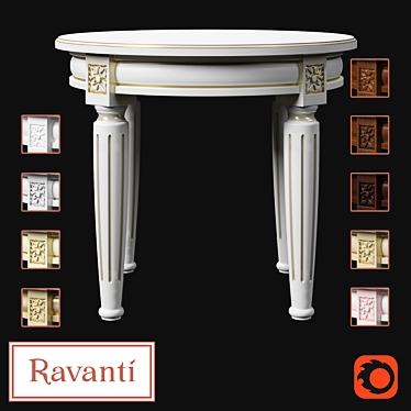 Ravanti No. 5 Flower Stand - Elegant and Functional 3D model image 1 