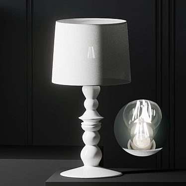 Whimsical Alibababy Table Lamp 3D model image 1 