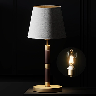 Stylish Metropolitan Table Lamp 3D model image 1 