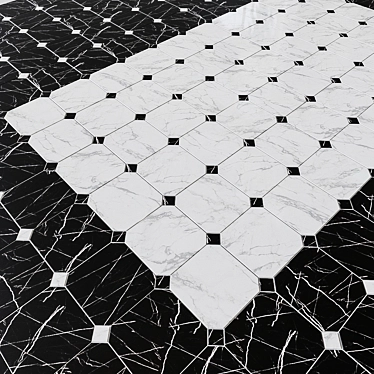EQUIPE Octagon - Italian Floor Tiles 3D model image 1 
