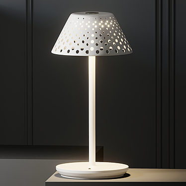 Elegant Mesh Table Lamp 3D model image 1 