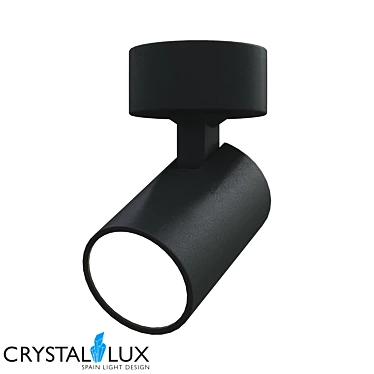 Modern Spanish Crystal Lux Pendant Light 3D model image 1 