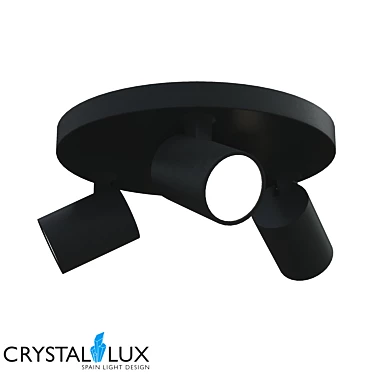 Crystal Lux CLT 017W3 D230 BL Pendant Light: Modern Spanish Design 3D model image 1 