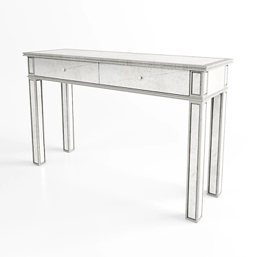 Elegant Silver TANNI Console 3D model image 1 