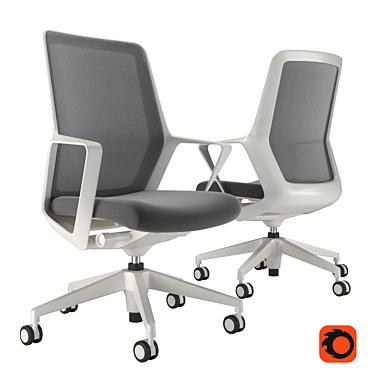 OFS Flexxy High Back Chair 3D model image 1 